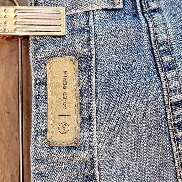 AG Adriano Goldschmied Size 27 Straight Leg High Rise Jeans - Picture 6 of 7